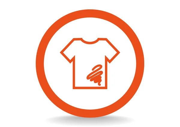 Dirty shirt icon — Stock Vector