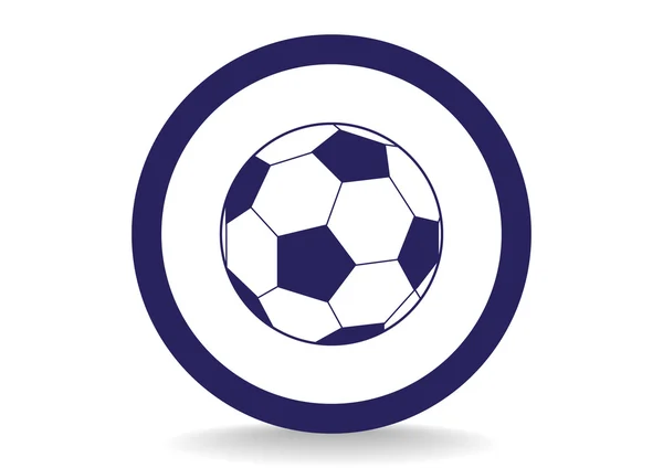 Ikona webové znamení fotbal — Stockový vektor