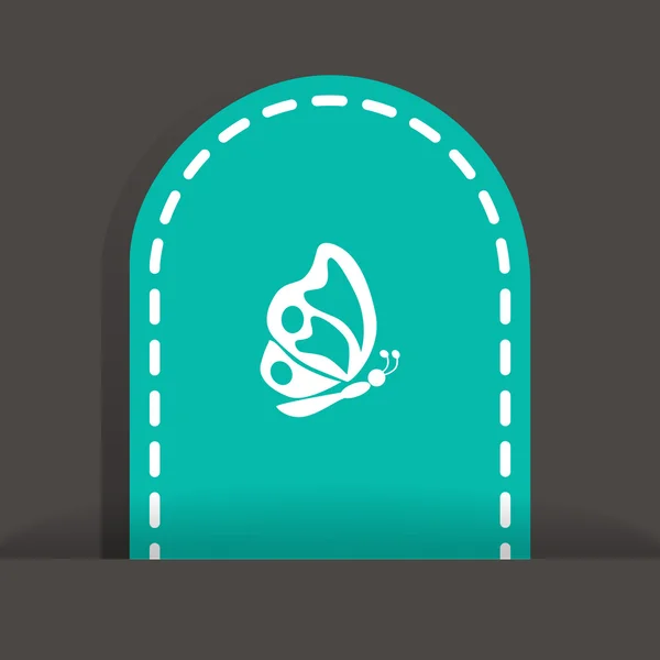 Mariposa icono web — Archivo Imágenes Vectoriales
