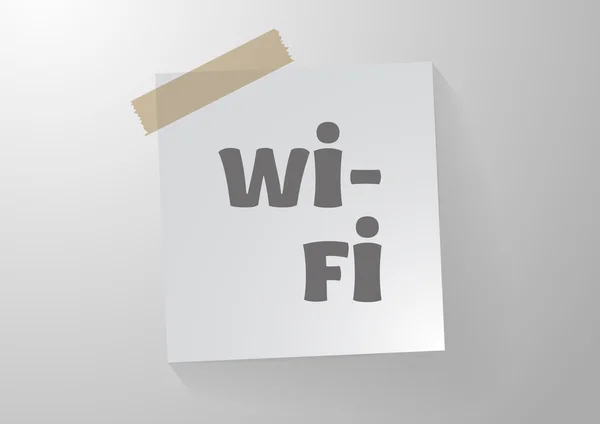 Ícone web Wi-fi — Vetor de Stock