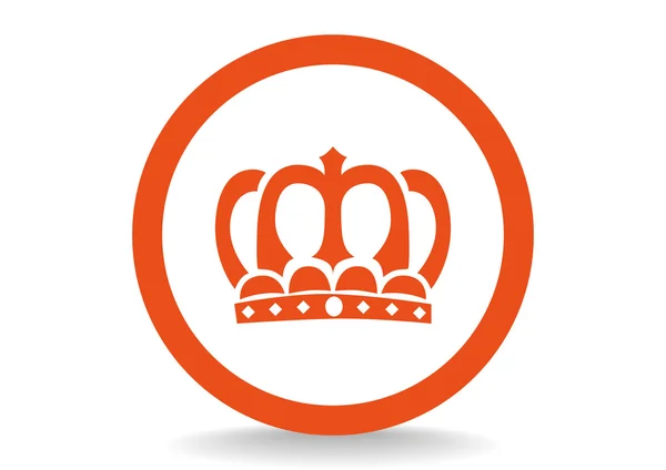 Corona signo VIP icono web — Vector de stock
