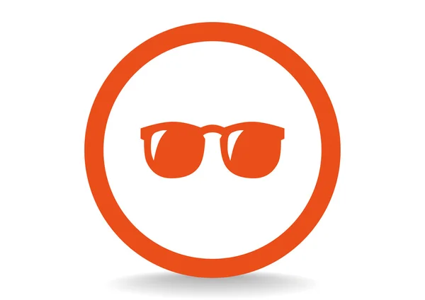 Ícone da web óculos — Vetor de Stock