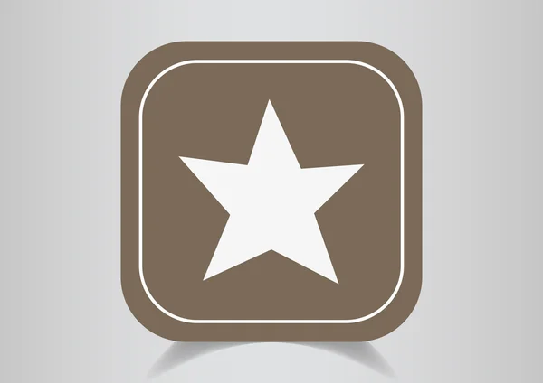 Estrella icono web — Vector de stock