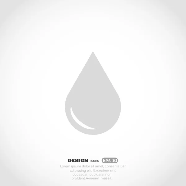 Liquid web druppelpictogram — Stockvector