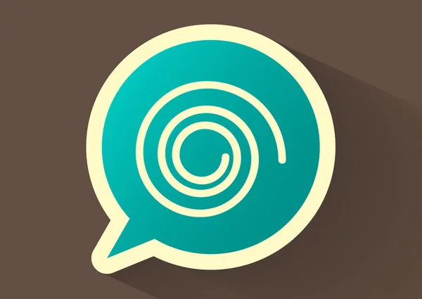 Whirlpool web icon — Stock Vector