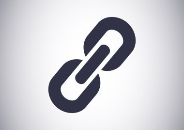 Zincir işareti iletişim web simgesi