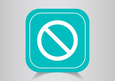 yasak işareti web simgesi