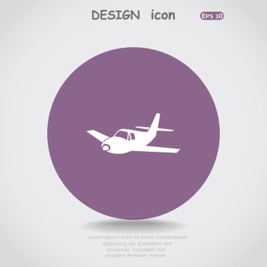 uçak web simgesi
