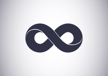 Infinity sign icon clipart