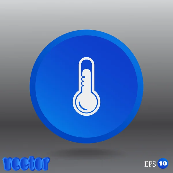 Temperature web icon — Stock Vector
