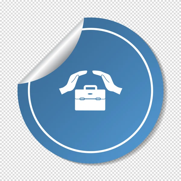 Briefcase web icon — Stock Vector