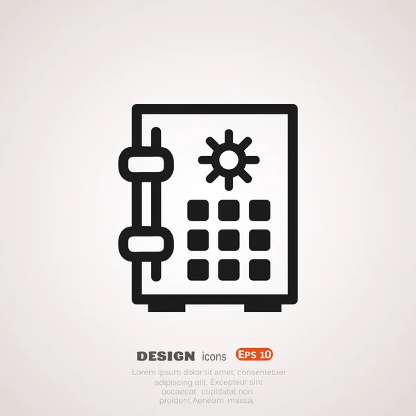 Memo icono web — Vector de stock