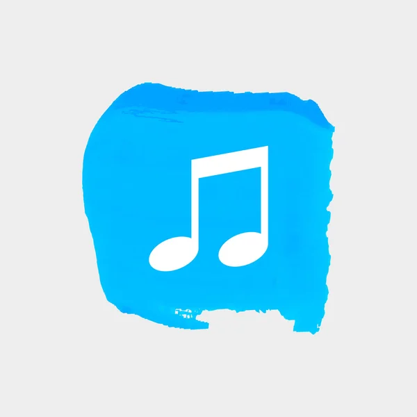 Music note web icon — стоковый вектор