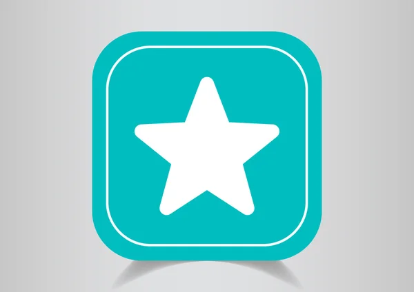 Star web icon — Stock Vector