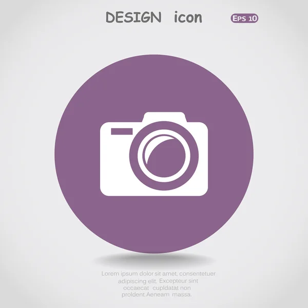 Icono de cámara web — Vector de stock