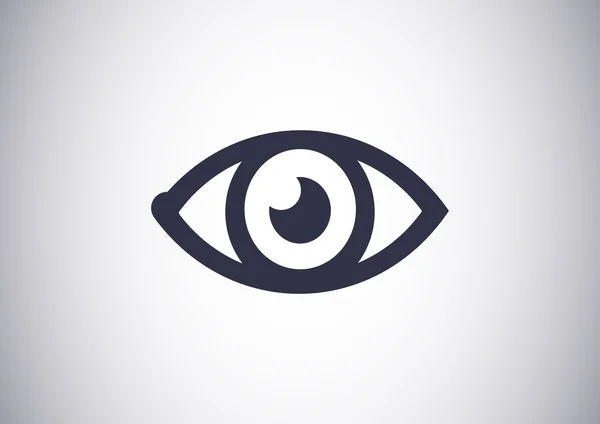 Icône bouton oeil — Image vectorielle