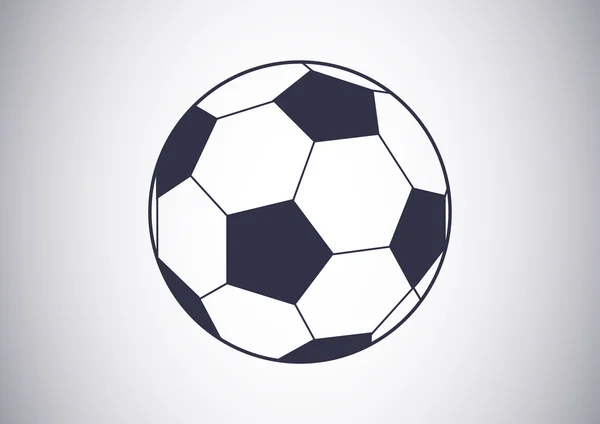 Ikona webové znamení fotbal — Stockový vektor