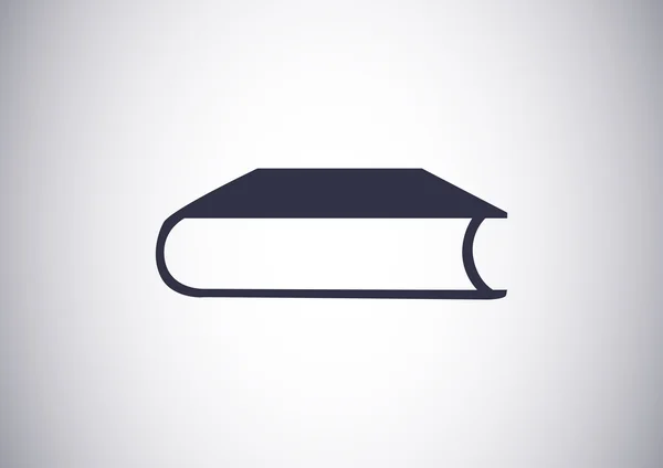 Libro icono web . — Vector de stock