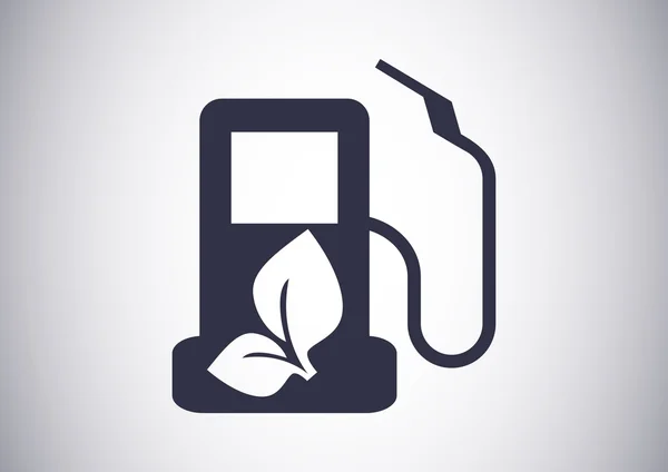 Icône gaz écologique — Image vectorielle