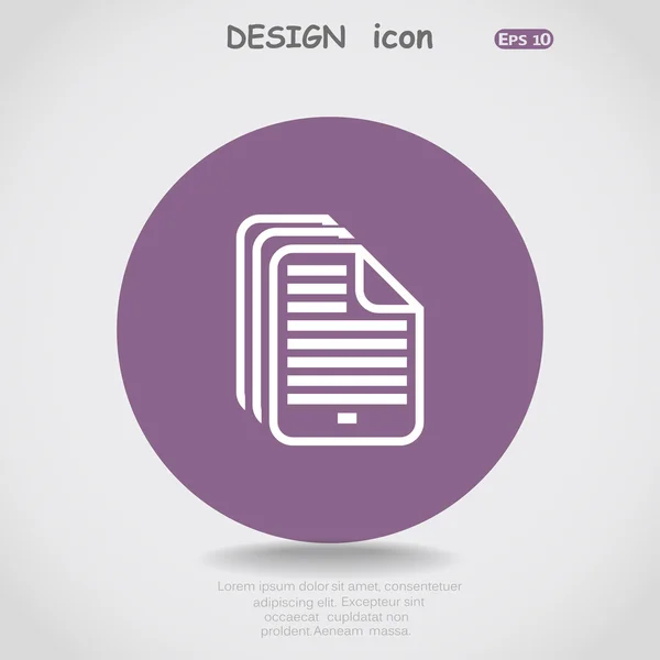 Archivo icono web — Vector de stock