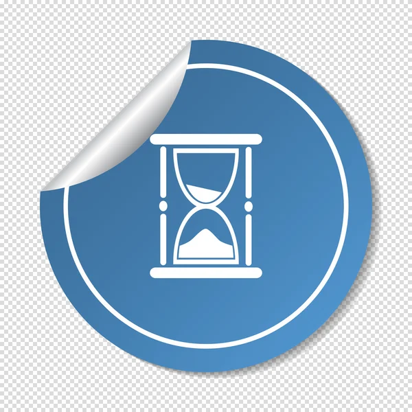 Reloj de arena icono web — Vector de stock