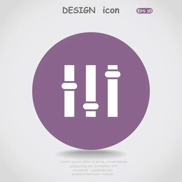 Potencia icono web — Vector de stock