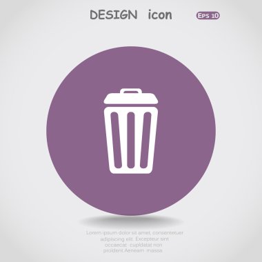 çöp kutusu simgesi web.