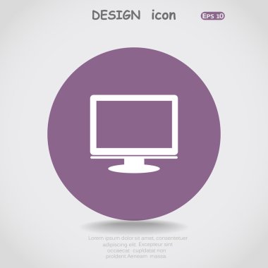 monitör web simgesi