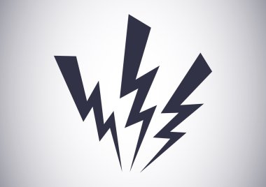 Yüksek gerilim web simgesi