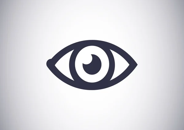 Иконка кнопки глаза — стоковый вектор