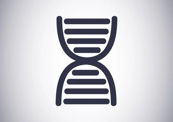 ADN, icono web — Vector de stock