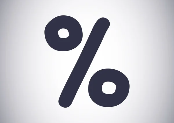 Ikona webové procento — Stockový vektor