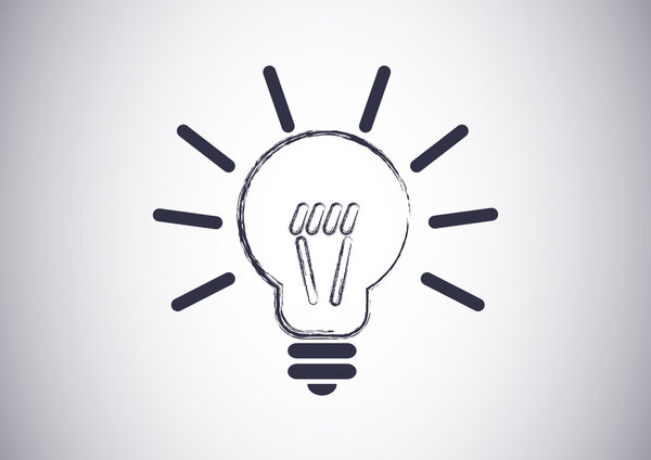 Light sign ideas web icon