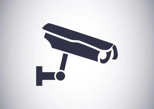 Cctv, web pictogram ondertekenen. — Stockvector