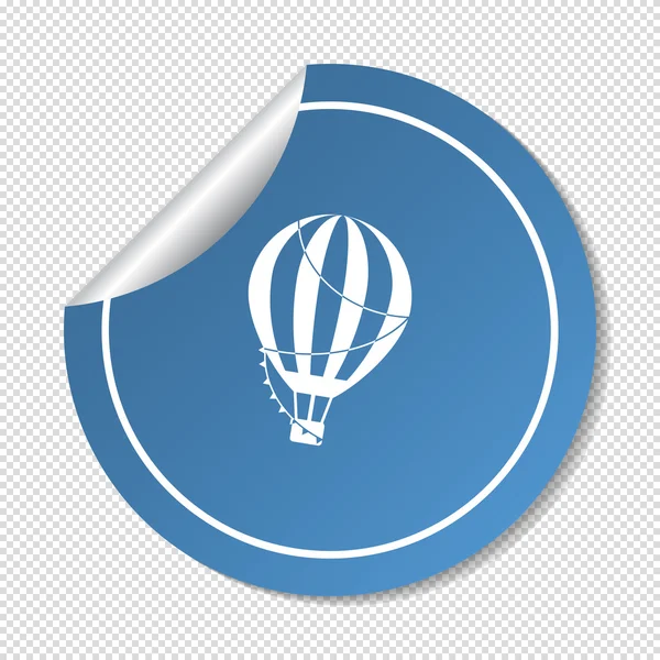 Ballon web pictogram. — Stockvector