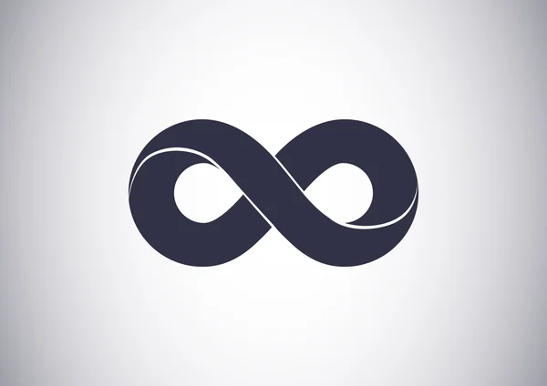 Icono de signo infinito — Vector de stock