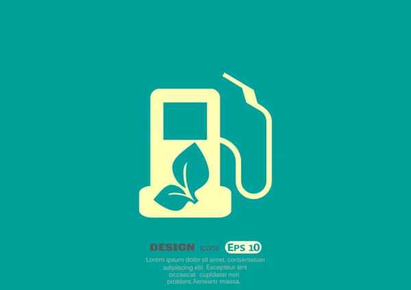 Icône web gaz — Image vectorielle