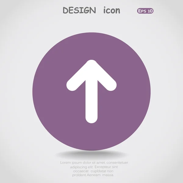 Icono web de flecha — Vector de stock