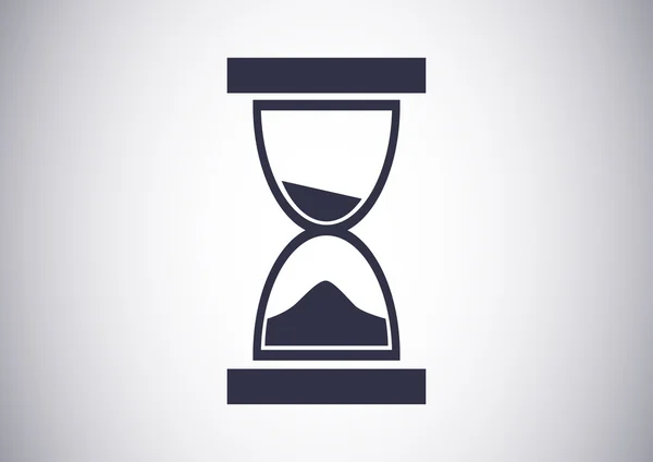 Reloj de arena icono web — Vector de stock