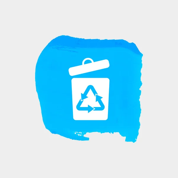 Basura puede icono — Vector de stock