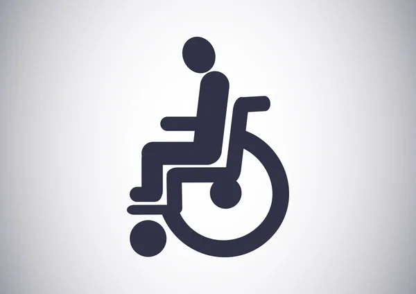 Behinderte, Web-Ikone. — Stockvektor