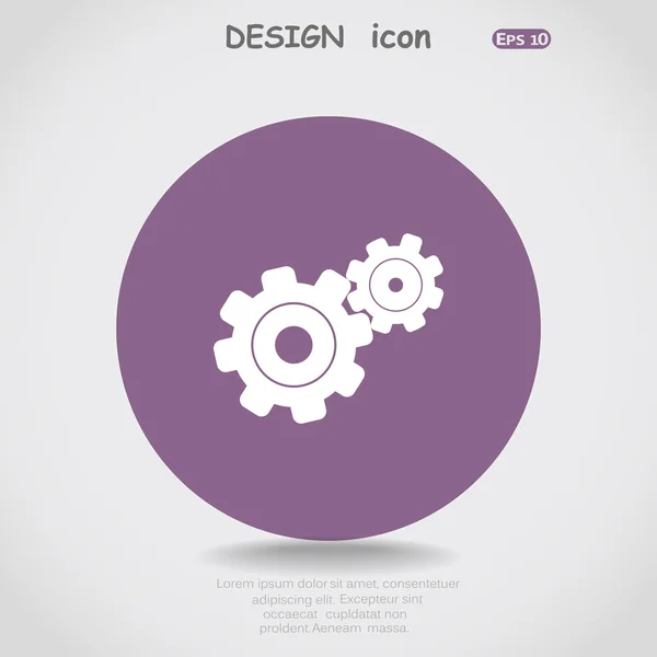 Configurar icono web — Vector de stock