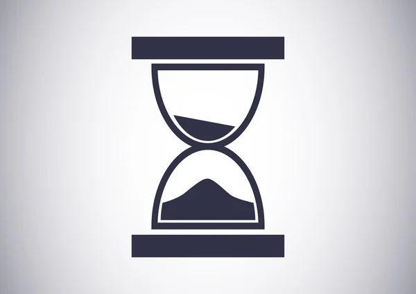 Reloj de arena icono web — Vector de stock