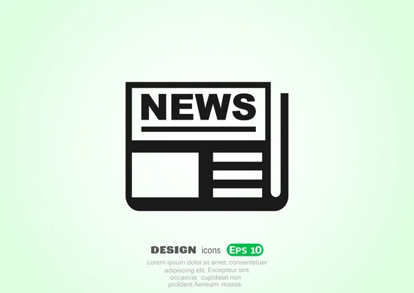 News web icon — Stock Vector