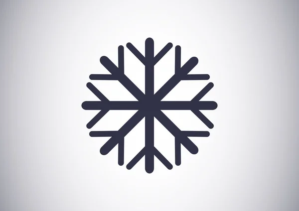 Sneeuwvlok web pictogram — Stockvector