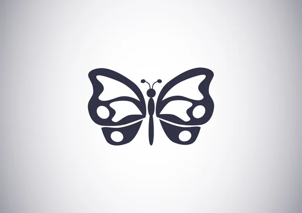 Mariposa icono web — Vector de stock