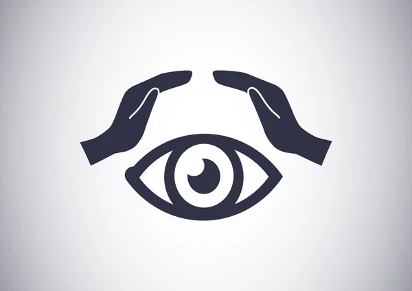 Auge in Auge Ikone — Stockvektor