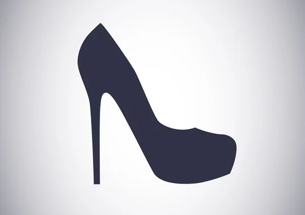 Ženské boty, web ikony. — Stockový vektor