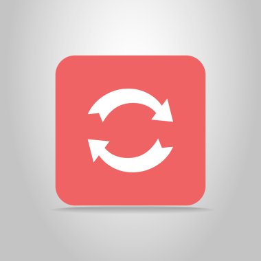 döndürme oklarını bir daire web simgesi