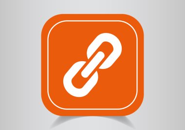 Zincir işareti iletişim web simgesi